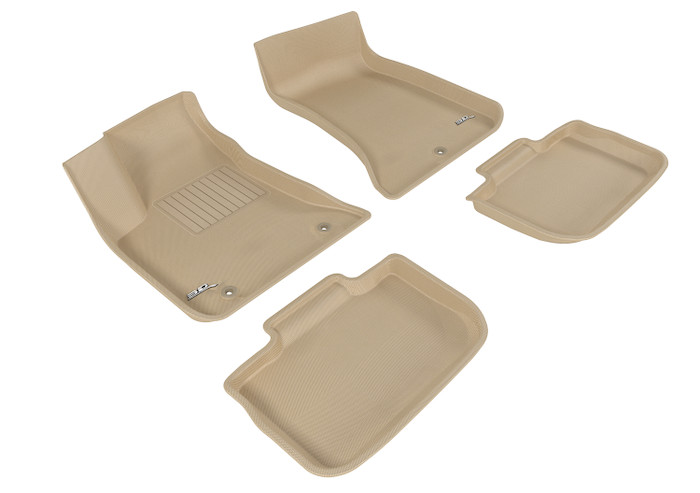 2011-2021 Chrysler 300 Floor Mats Liners Front and Rear Row Kagu Tan RWD