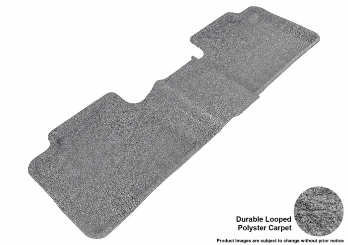 2011-2012 Dodge Durango Floor Mats Liners Rear Row Classic Gray