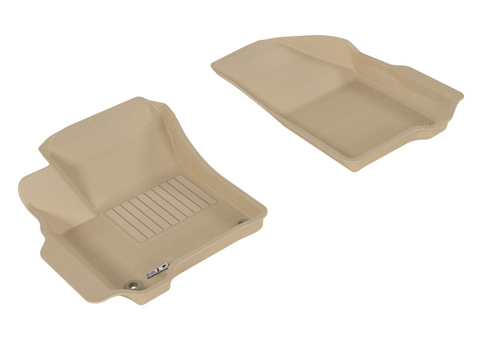 2012-2020 Dodge Journey Floor Mats Liners Front Row Kagu Tan