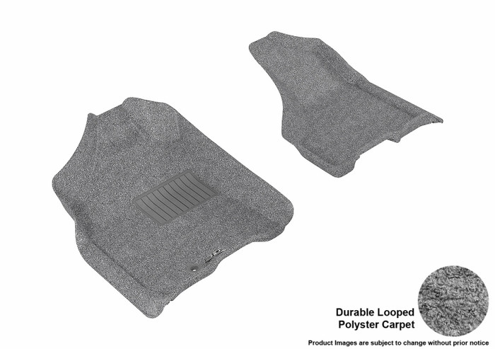 2010-2012 Dodge Ram 3500 Mega Cab Floor Mats Liners Front Row Classic Gray