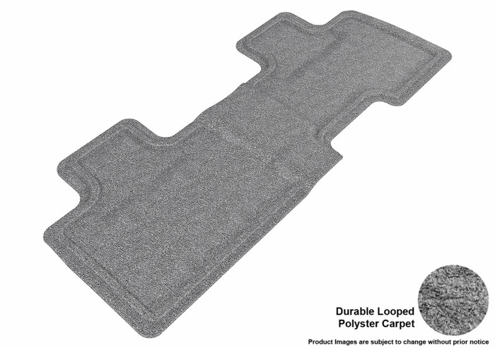 2007-2014 Ford Edge Floor Mats Liners Rear Row Classic Gray