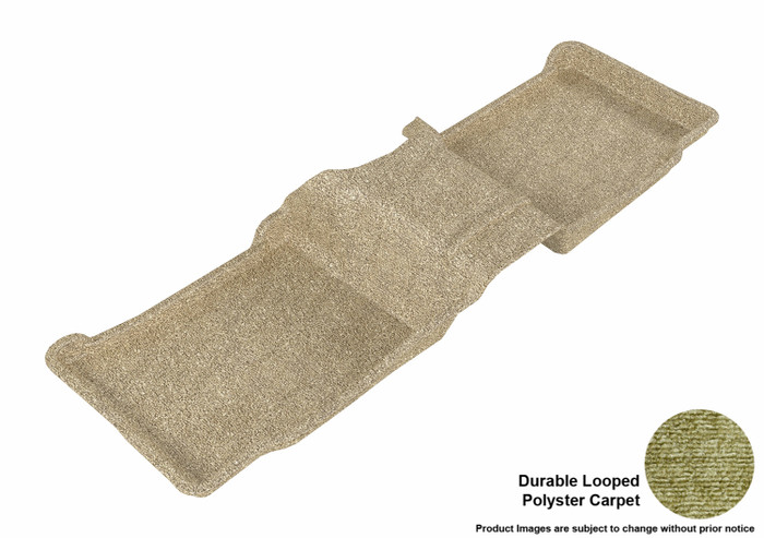 2011-2019 Ford Explorer Floor Mats Liners Rear Row Classic Tan w/ bench 2nd road