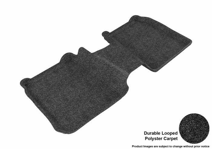 2009-2019 Ford Flex Floor Mats Liners Rear Row Classic Black 6 Seat