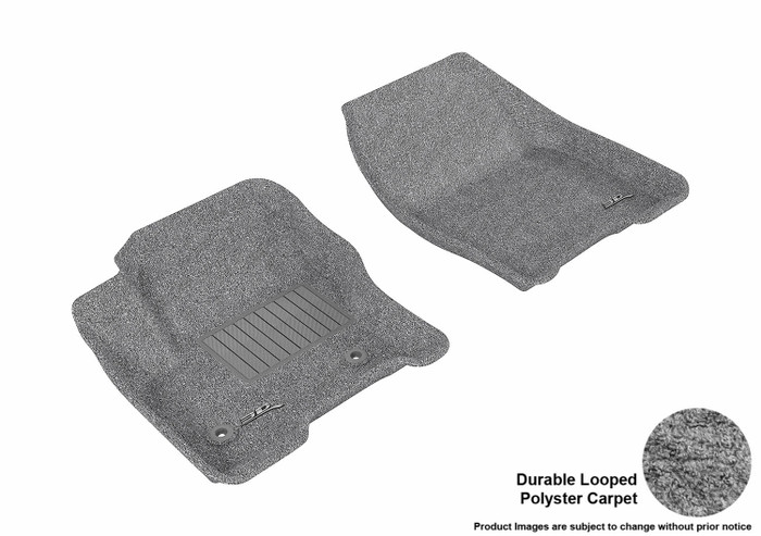 2013-2018 Ford C-Max Floor Mats Liners Front Row Classic Gray