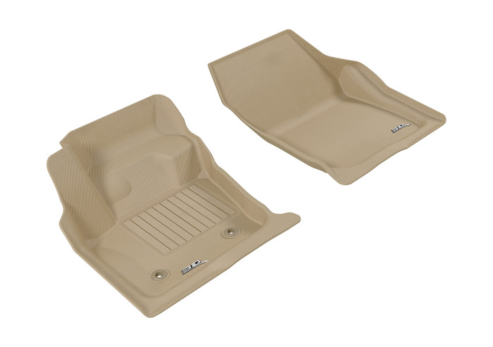 2013-2016 Ford Fusion Floor Mats Liners Front Row Kagu Tan