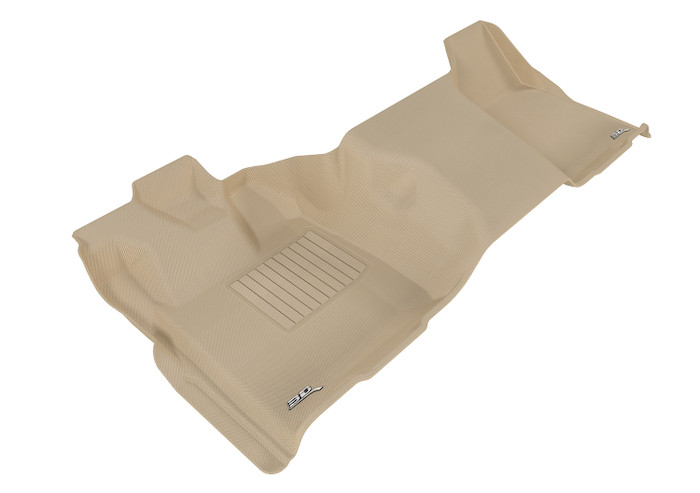 2011-2016 Ford F-250 Regular Cab Floor Mats Liners Front Row Kagu Tan