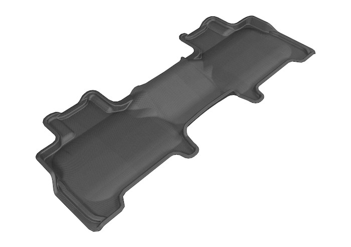 2007-2017 Ford Expedition Floor Mats Liners Rear Row Kagu Black w/ center console