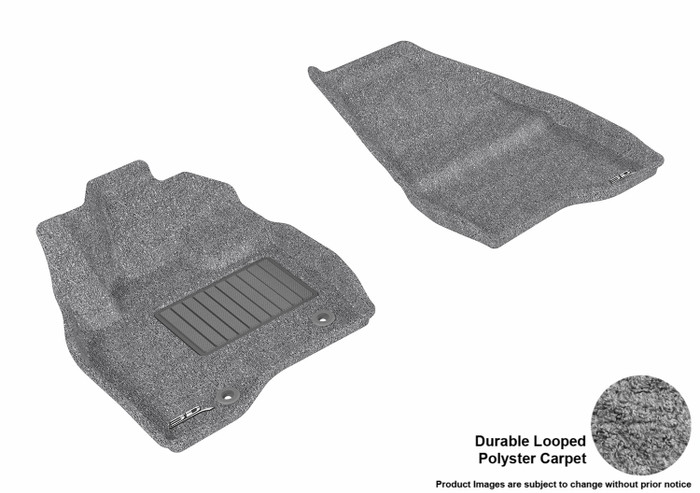 2015-2016 Ford Explorer Floor Mats Liners Front Row Classic Gray
