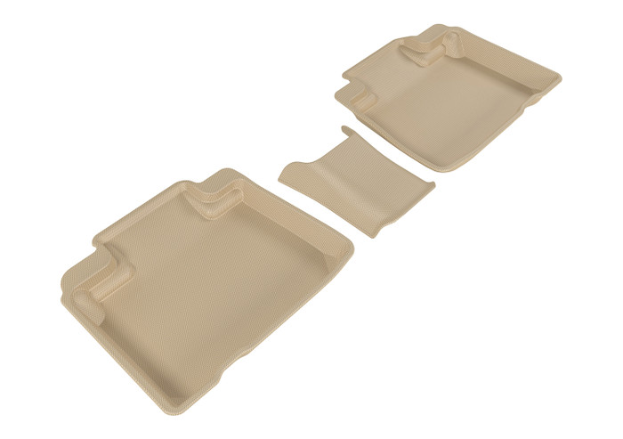 2015-2022 Ford Edge Floor Mats Liners Rear Row Kagu Tan