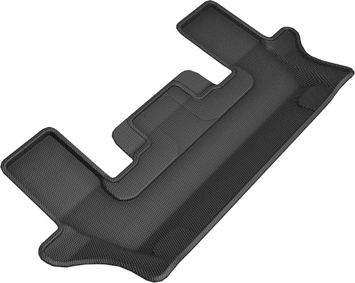 2020-2021 Ford Explorer Floor Mats Liners 3rd Rear Row Kagu Black 6 Seat