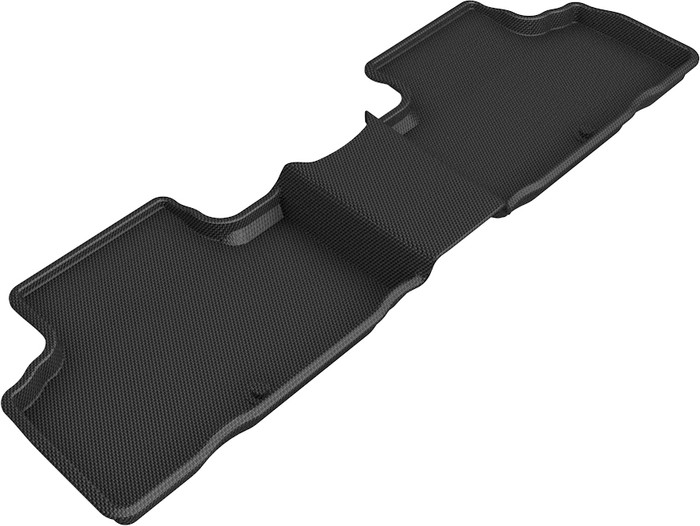 2021-2022 Genesis GV80 Floor Mats Liners Rear Row Kagu Black