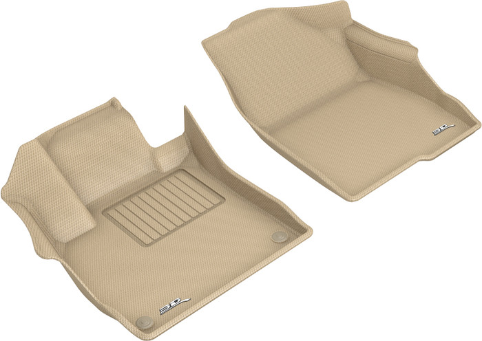 2018-2022 Honda Accord Floor Mats Liners Front Row Kagu Tan