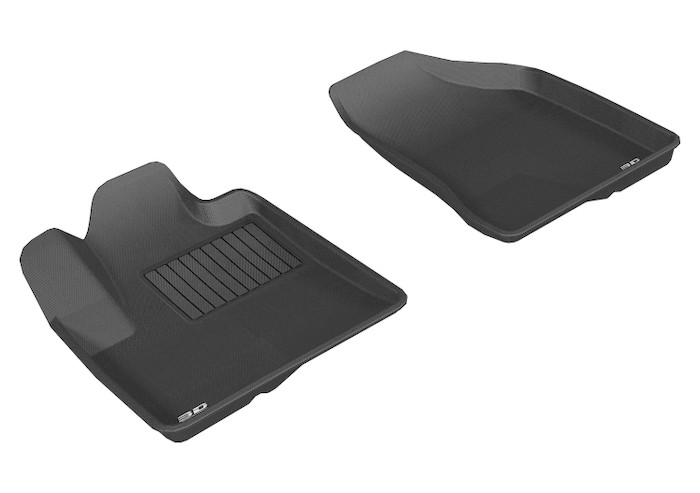 2007-2009 Hyundai Santa Fe Floor Mats Liners Front Row Kagu Black