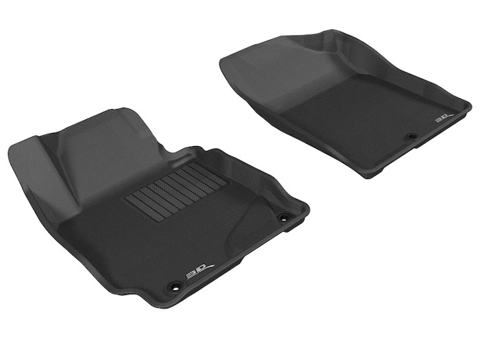 2013 Hyundai Elantra Coupe Floor Mats Liners Front Row Kagu Black
