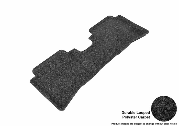2012-2017 Hyundai Accent Floor Mats Liners Rear Row Classic Black US built