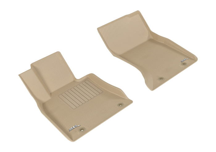 2017-2020 Genesis G80 Floor Mats Liners Front Row Kagu Tan AWD