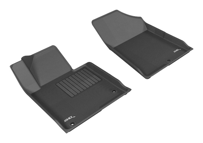 2015-2019 Hyundai Sonata Floor Mats Liners Front Row Kagu Black