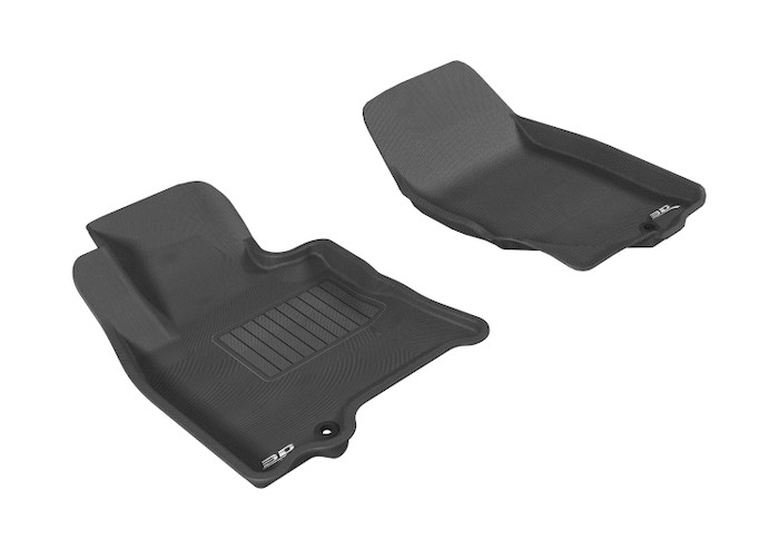 2014-2017 Infiniti QX50 Floor Mats Liners Front Row Kagu Black