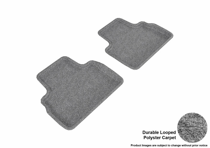 2009-2013 Infiniti FX50S Floor Mats Liners Rear Row Classic Gray