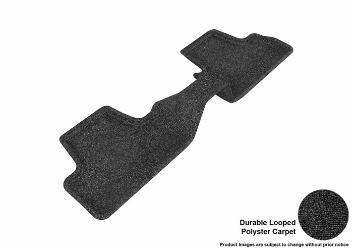 2014-2015 Infiniti QX50 Floor Mats Liners Rear Row Classic Black