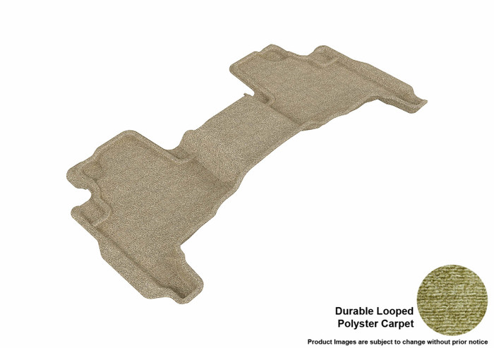 2006-2010 Jeep Commander Floor Mats Liners Rear Row Classic Tan