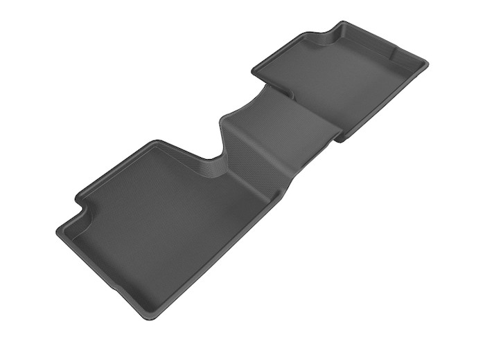 2014-2022 Jeep Cherokee Floor Mats Liners Rear Row Kagu Black