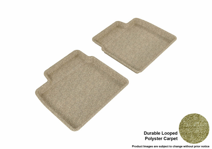 2000-2005 Kia Optima Floor Mats Liners Rear Row Classic Tan