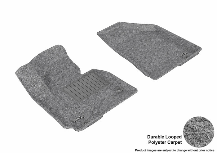 2011-2013 Kia Sportage Floor Mats Liners Front Row Classic Gray