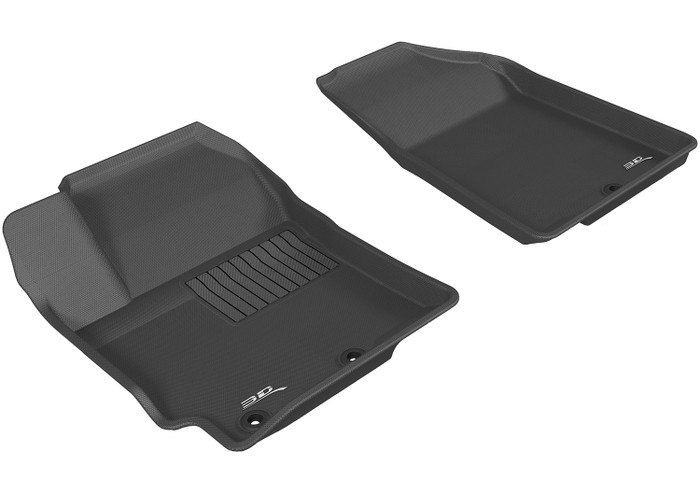 2012-2017 Kia Rio5 Floor Mats Liners Front Row Kagu Black