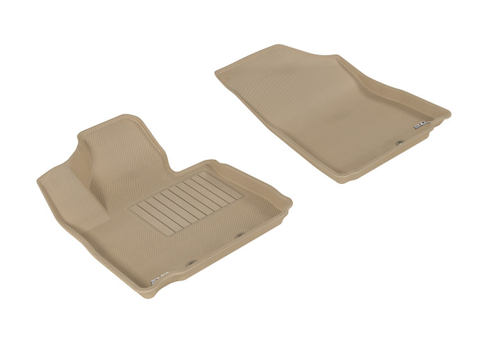 2014-2015 Kia Sorento Floor Mats Liners Front Row Kagu Tan