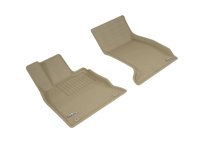 2018-2022 Kia Stinger AWD Floor Mats Liners Front Row Kagu Tan