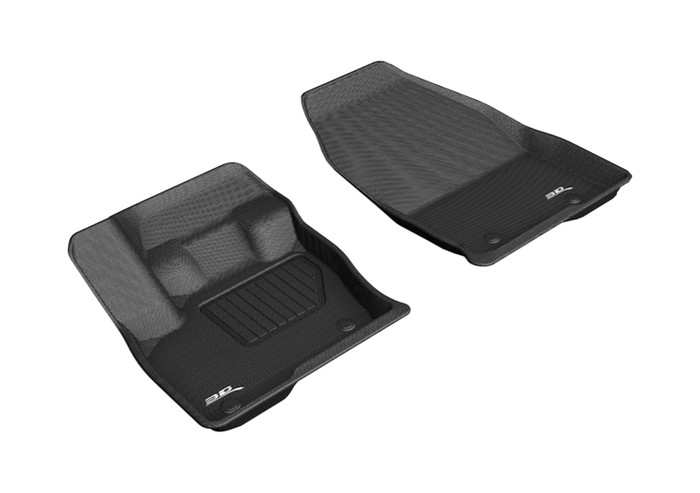 2016-2018 Lincoln MKX Floor Mats Liners Front Row Kagu Black