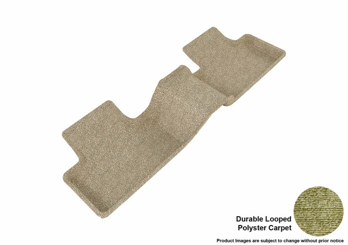 2012-2013 Land Rover Range Rover Evoque Floor Mats Liners Rear Row Classic Tan