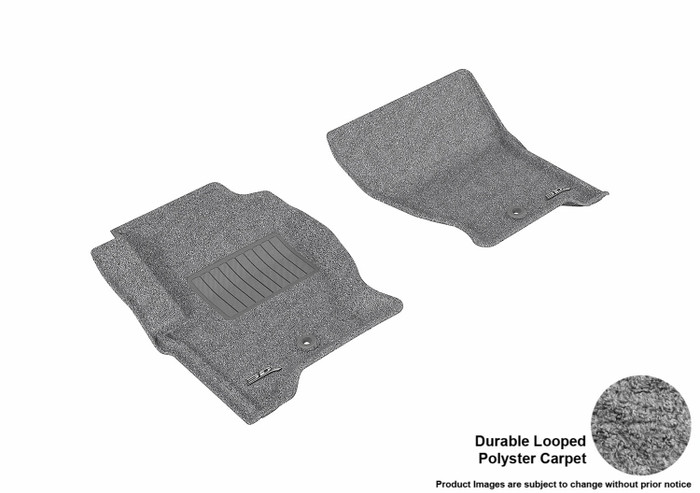 2009-2016 Land Rover LR4 Floor Mats Liners Front Row Classic Gray