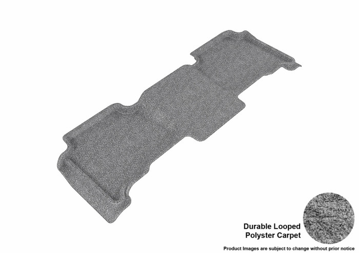 2009-2012 Land Rover LR4 Floor Mats Liners Rear Row Classic Gray
