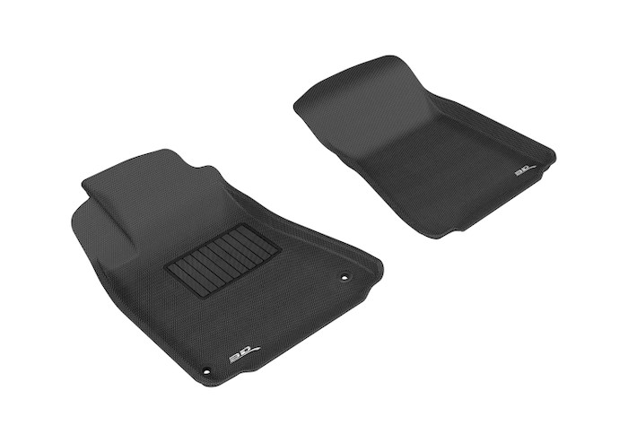 2006-2013 Lexus IS350 RWD Floor Mats Liners Front Row Kagu Black