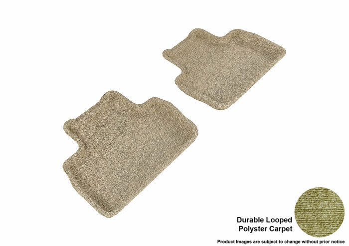 2006-2013 Lexus IS350 Floor Mats Liners Rear Row Classic Tan