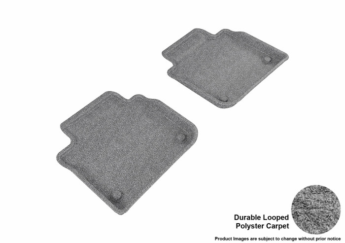 2013-2020 Lexus GS RWD Floor Mats Liners Rear Row Classic Gray