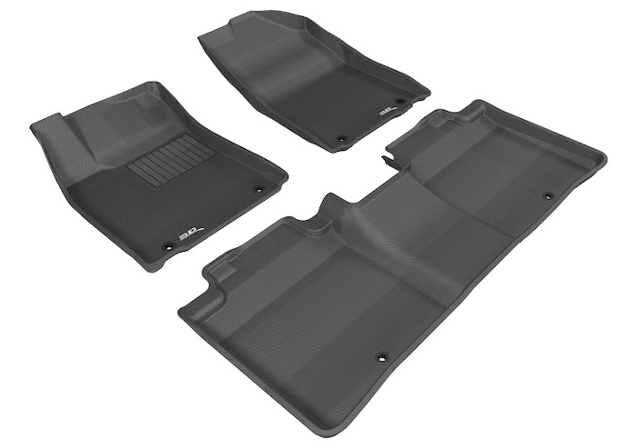 2013-2018 Lexus ES250 Floor Mats Liners Front and Rear Row Kagu Black