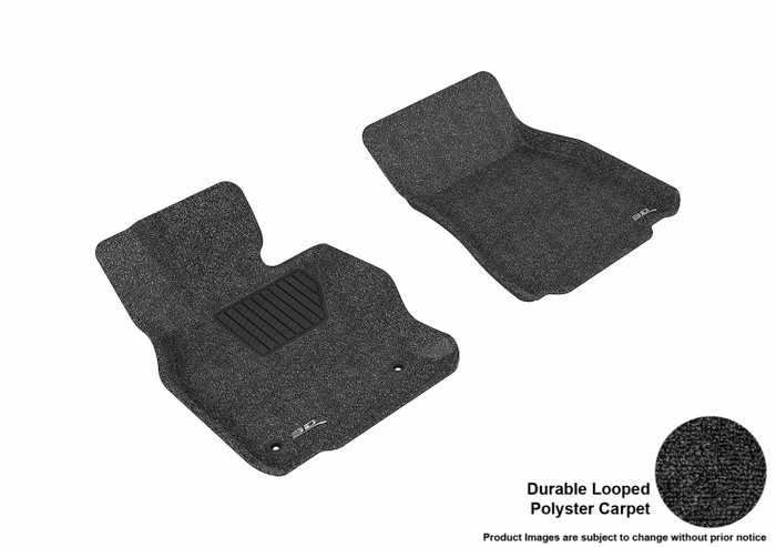 2008-2011 Lexus LS600h L RWD Floor Mats Liners Front Row Classic Black