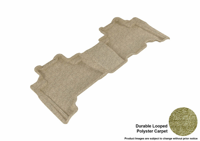 2010-2022 Lexus GX460 Floor Mats Liners Rear Row Classic Tan