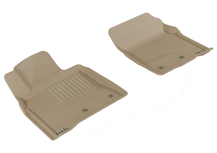 2012-2021 Toyota Land Cruiser Floor Mats Liners Front Row Kagu Tan