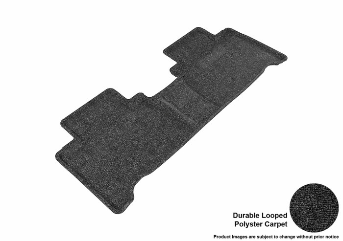 2015-2021 Lexus NX350 Floor Mats Liners Rear Row Classic Black