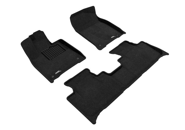 2016-2022 Lexus RX450 Floor Mats Liners Front and Rear Row Elegant Black