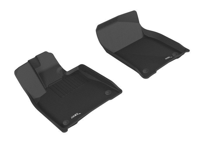 2016-2022 Lexus RX450 Floor Mats Liners Front Row Kagu Black