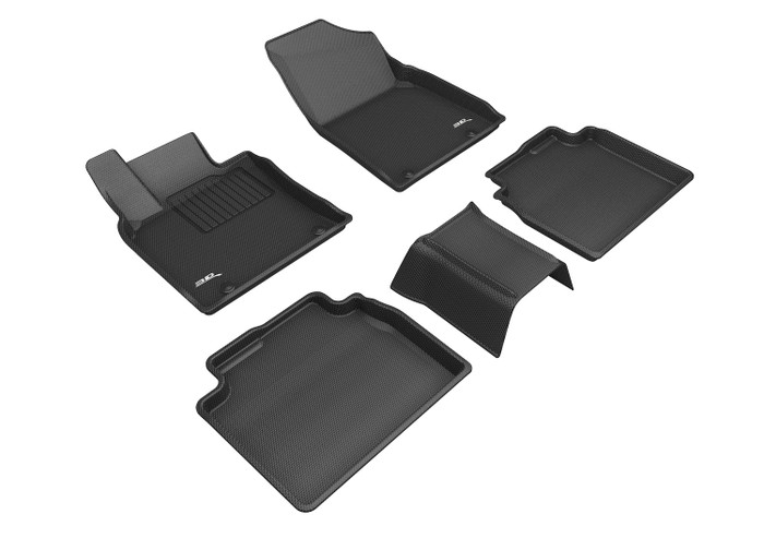 2019-2022 Lexus ES250 Floor Mats Liners Front and Rear Row Kagu Black