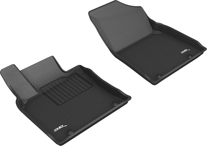 2019-2022 Lexus ES350 Floor Mats Liners Front Row Kagu Black