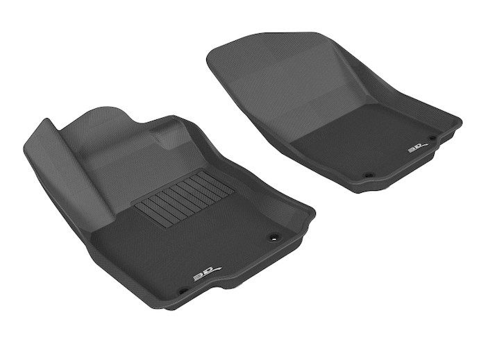 2013-2016 Mercedes-Benz GL X166 Floor Mats Liners Front Row Kagu Black