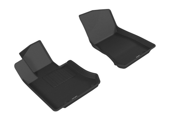 2016-2022 Mercedes-Benz GLC X205 Floor Mats Liners Front Row Kagu Black