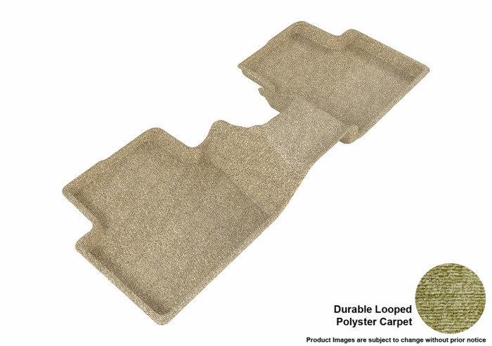 2016-2021 Mazda CX-3 Floor Mats Liners Rear Row Classic Tan